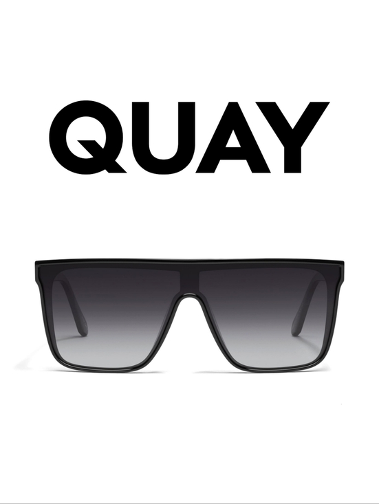 Quay Australia Accessories - Quay Australia - Nightfall - Bestseller - Black Frame/ Smoke Polarized L…
